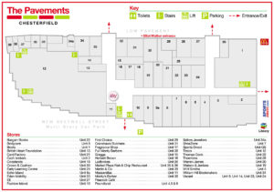 White Rose Shopping Centre Map The-Pavements-Map-Def - White Rose Centre